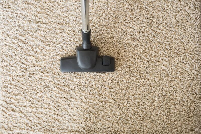 vacuum on the carpet